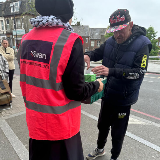 Community pantry hand out